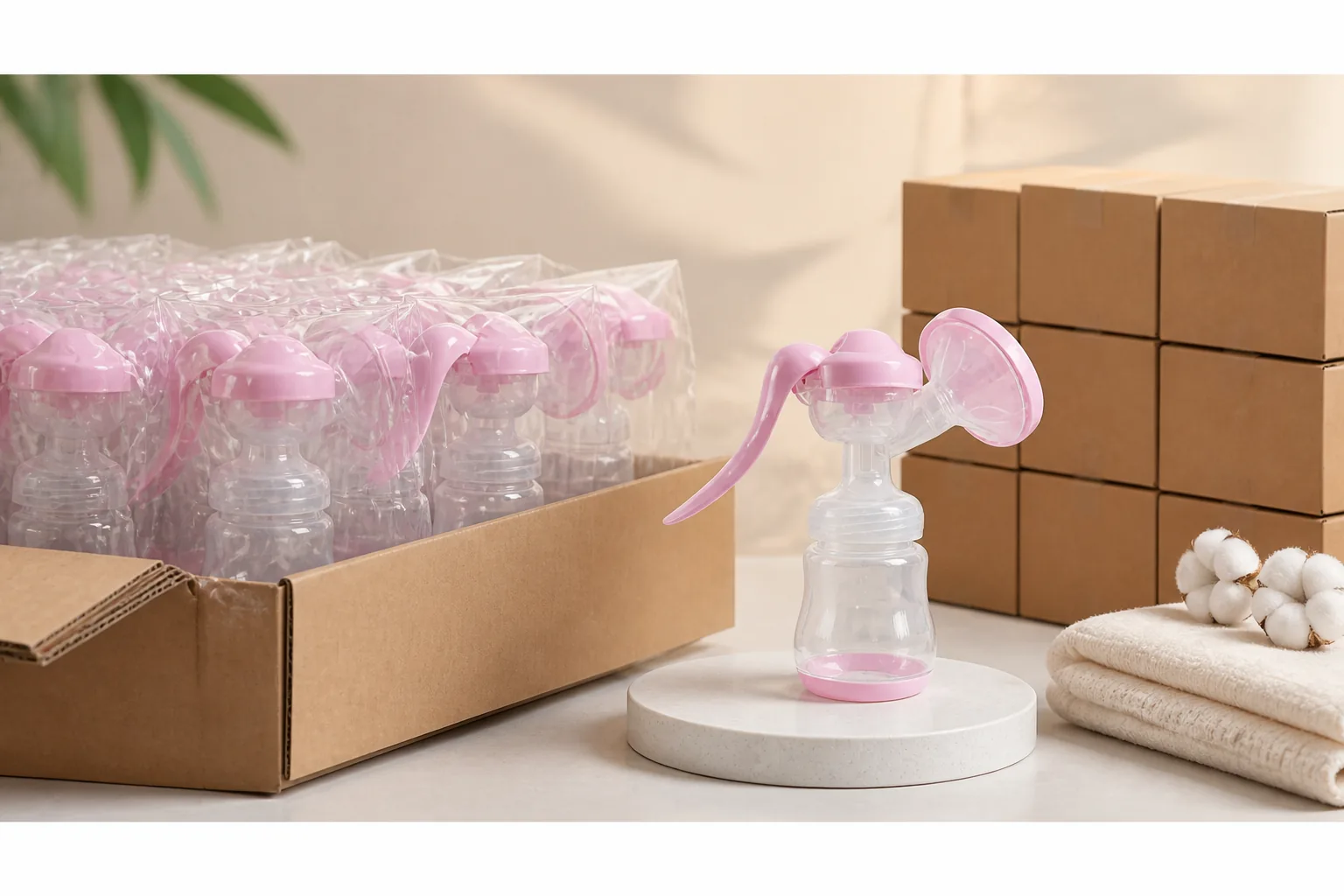 Manual breast pump for clinic maternal care supply — Zitcomed