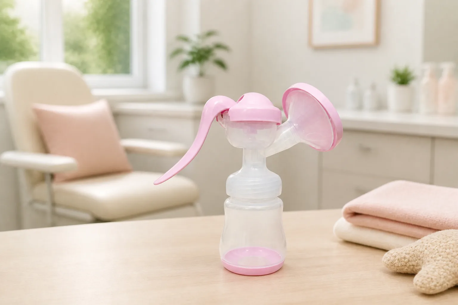 Manual Breast Pump in clinical healthcare environment — Zitcomed B2B medical supply