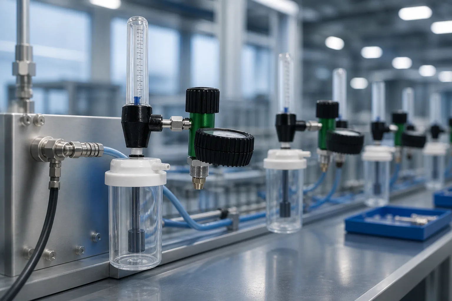 Hospital medical oxygen regulator for B2B supply — Zitcomed