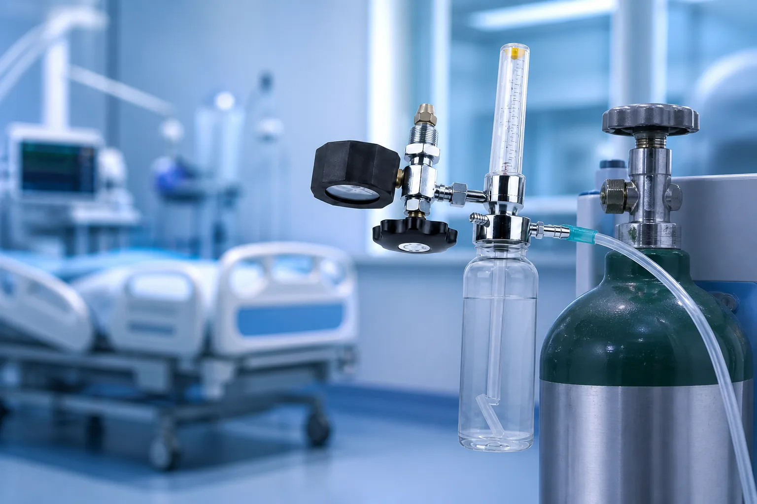 Oxygen Regulator in clinical healthcare environment — Zitcomed B2B medical supply