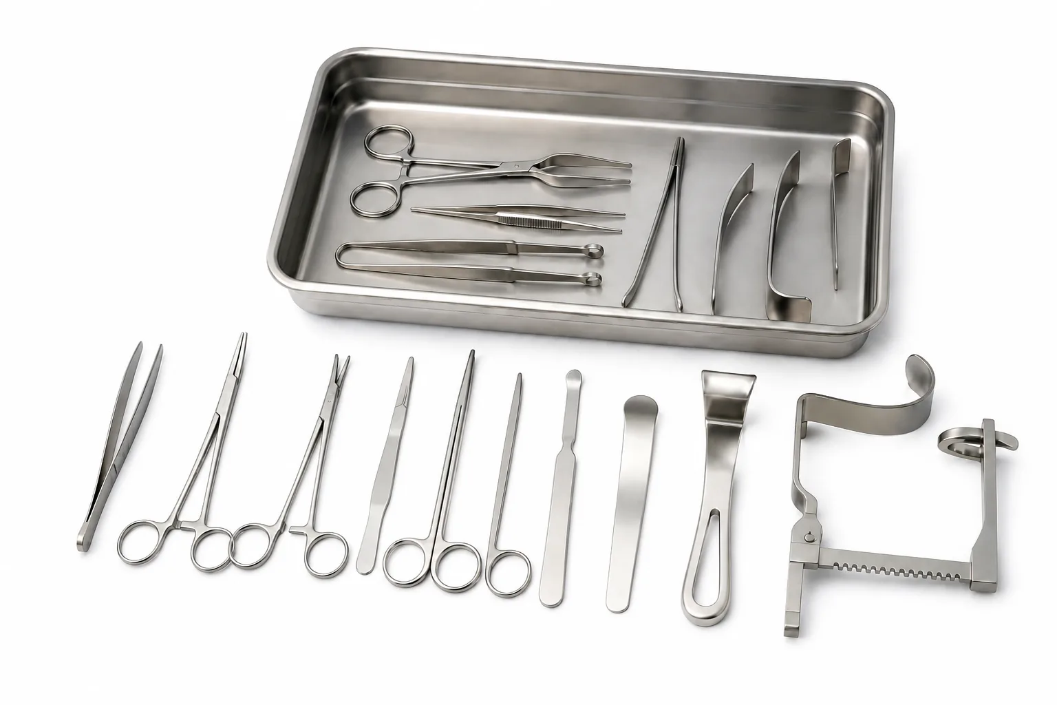 Surgical instruments set for hospital operating rooms — Zitcomed manufacturer India